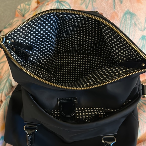 Kate Spade purse satchel, black nylon - Picture 5 of 6